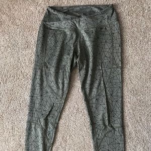 Workout Leggings Geometric Pattern